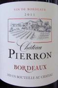 Chateau Pierron - Bordeaux Superieur 0 (750)