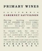 Primary Wines - Cabernet Sauvignon 2021 (750)
