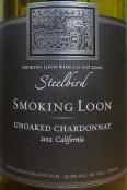 Smoking Loon - Steelbird Unoaked Chardonnay 2019 (750)