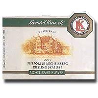 Leonard Kreusch - Riesling Auslese Mosel-Saar-Ruwer Piesporter Michelsberg 2019 (750ml) (750ml)