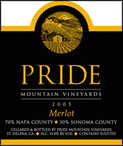 Pride - Merlot Napa Valley Mountain Vineyards 2019 (750ml) (750ml)