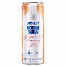 Absolut - Grapefruit & Rosemary Vodka Soda (4 pack 355ml cans) (4 pack 355ml cans)