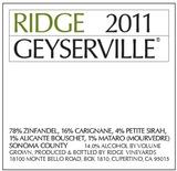 Ridge Vineyards - Geyserville 2022 (750ml) (750ml)