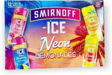 Smirnoff - Ice Neon Lemonades Variety Pack (12 pack 12oz cans) (12 pack 12oz cans)