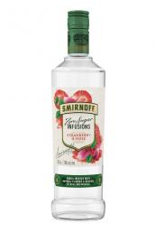 Smirnoff - Zero Sugar Infusions Strawberry & Rose Vodka (750ml) (750ml)