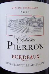 Chateau Pierron - Bordeaux Superieur NV (750ml) (750ml)