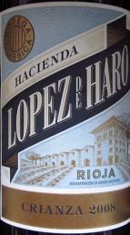 Bodega Classica Hacienda Lopez De Haro - Crianza 2019 (750ml) (750ml)