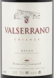 Marquesa de Valserrano - Crianza 2016 (750ml) (750ml)