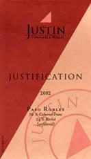 Justin - Justification Paso Robles 2016 (750ml) (750ml)