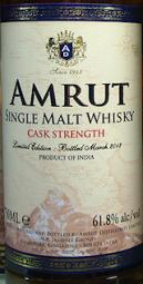 Amrut - Cask Strength Single Malt Whiskey (750ml) (750ml)