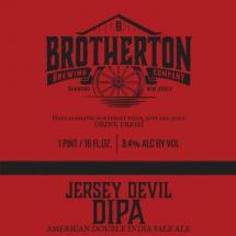 Brotherton Brewing Company - Jersey Devil Double IPA (4 pack 16oz cans) (4 pack 16oz cans)