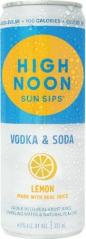 High Noon Sun Sips - Lemon Vodka & Soda (4 pack 355ml cans) (4 pack 355ml cans)