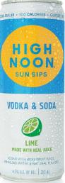 High Noon Sun Sips - Lime Vodka & Soda (4 pack 355ml cans) (4 pack 355ml cans)