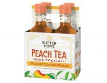 Sutter Home - Peach Tea Wine Cocktail NV (4 pack 187ml) (4 pack 187ml)