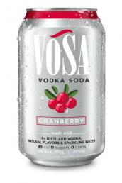 Vosa Spirits - Cranberry Vodka Soda (4 pack 16oz cans) (4 pack 16oz cans)