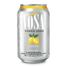 Vosa Spirits - Lemon Vodka Soda (4 pack 16oz cans) (4 pack 16oz cans)